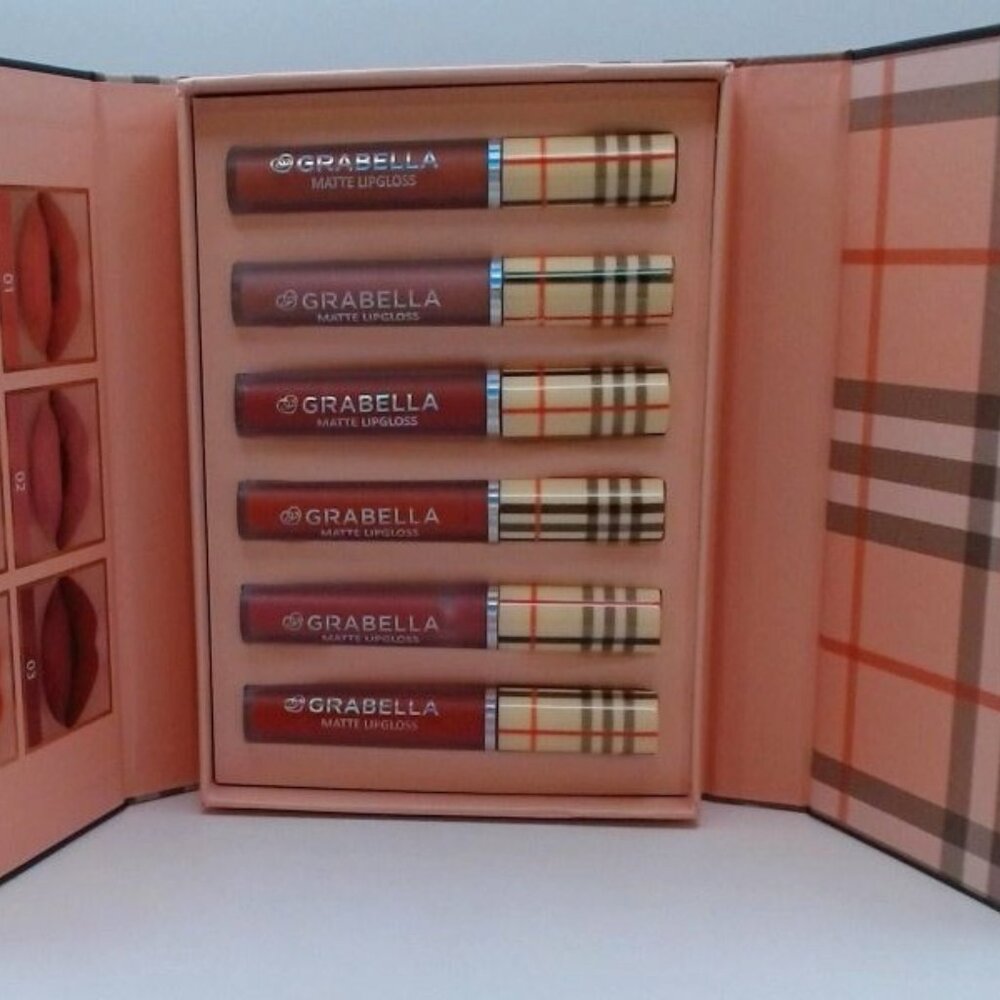 Grabella -‎ Matte Li Gloss Set, 6 Pcs in Bag Like Case, BRAND NEW, NEVER USED